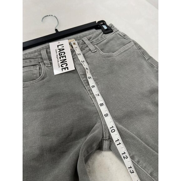 NWT L'AGENCE Size 26 High Line HighRise Distressed Stretch Skinny Jeans MSRP$275 - Picture 7 of 13